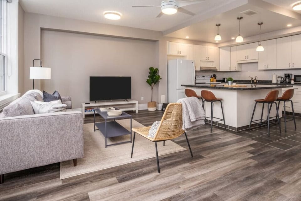 As you approach the house, the inviting entrance and beautiful exterior make you eager to explore what’s inside.