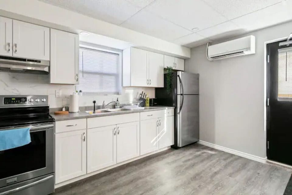 As you step into the kitchen, the clean lines and functional design make you eager to start cooking your favorite dishes.