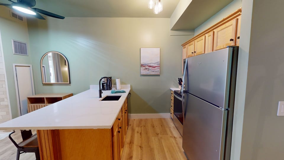 Floor, Flooring, Indoors, Refrigerator, Sink