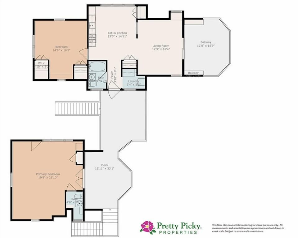 Floor Plan - Carriage Studio leading to Guest Apartment