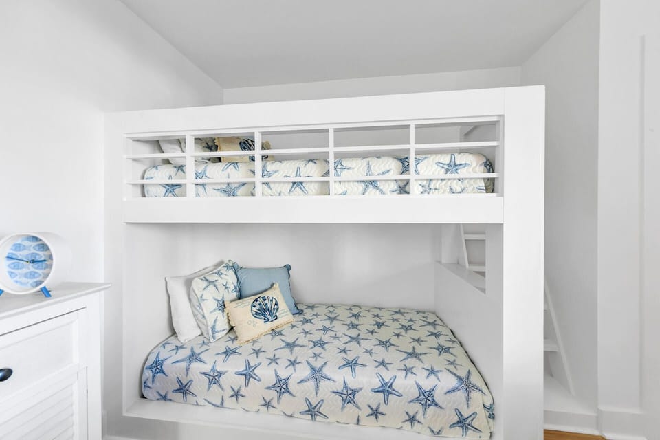 Built-in Bunks with stairs.