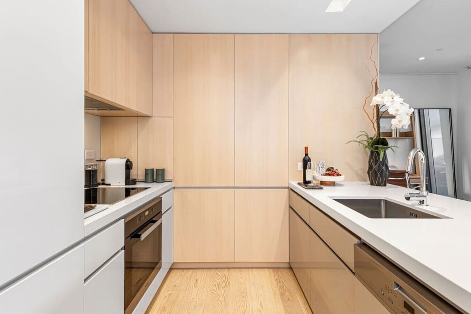 Open plan kitchen