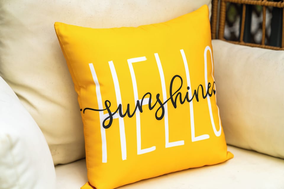 Just us, the sunshine, and good vibes.