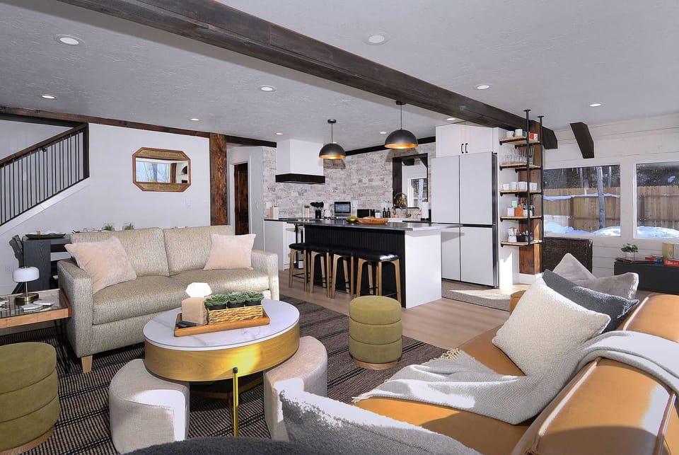 Open concept living space