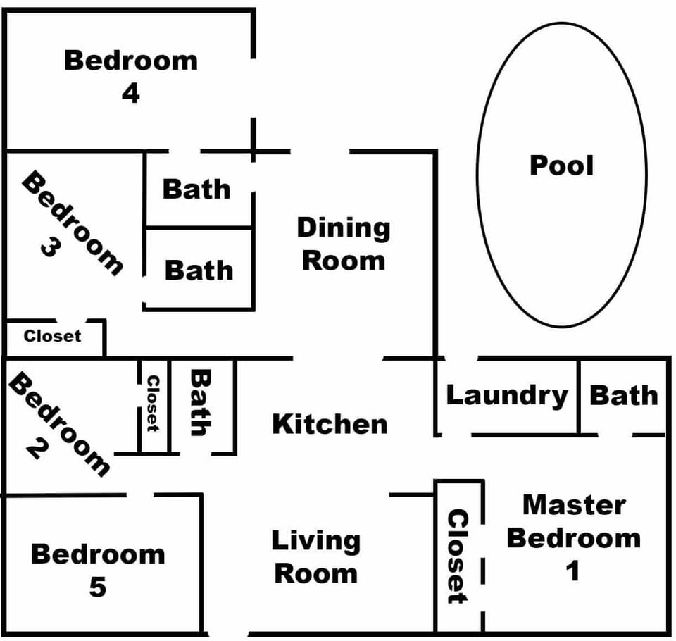 5 bedrooms, 3 baths, pool, and laundry make this family-friendly rental ideal for large groups. Stress-free vacation living at its best.
#KidFriendlyStay #FamilyFriendlyRental #FloridaVacation