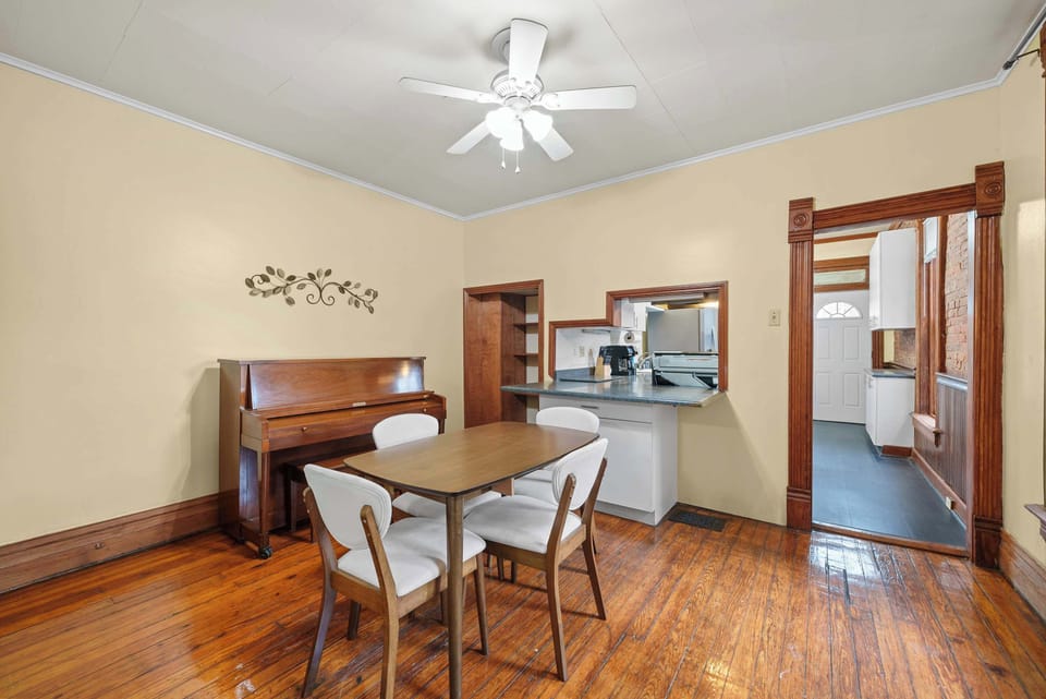 Make mealtime memories together at the dining table, seating 4
