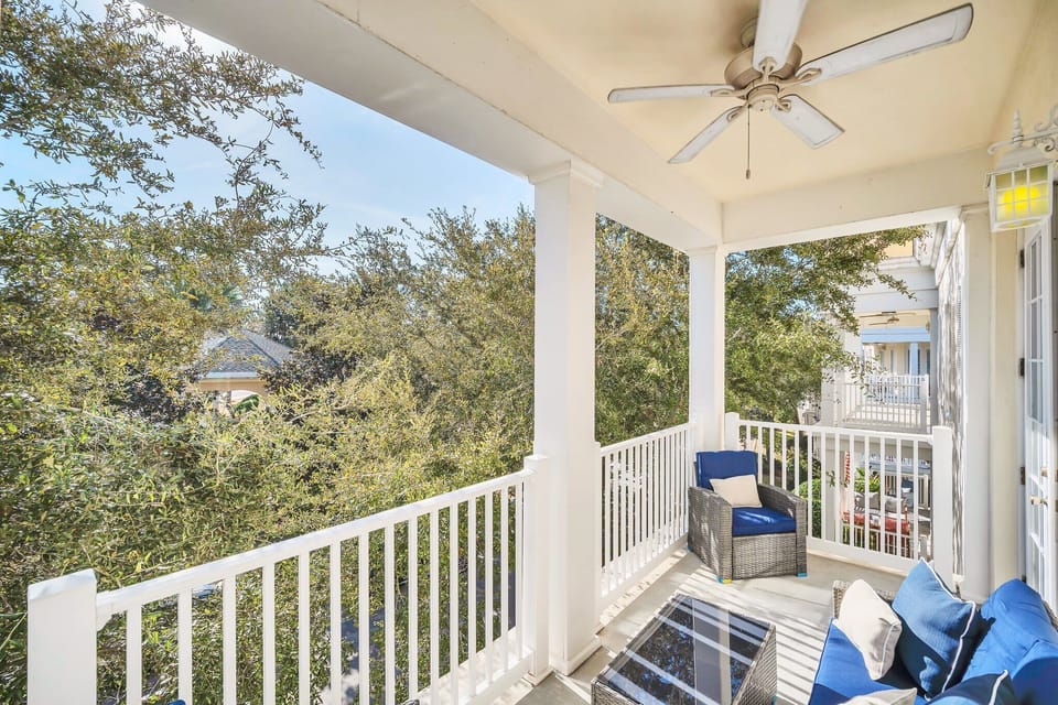 Private Balcony with Outdoor Seating