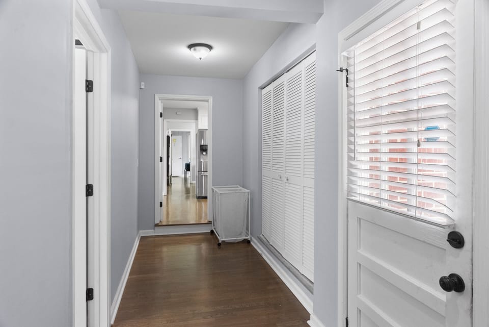 Hallway to Master and Laundry!