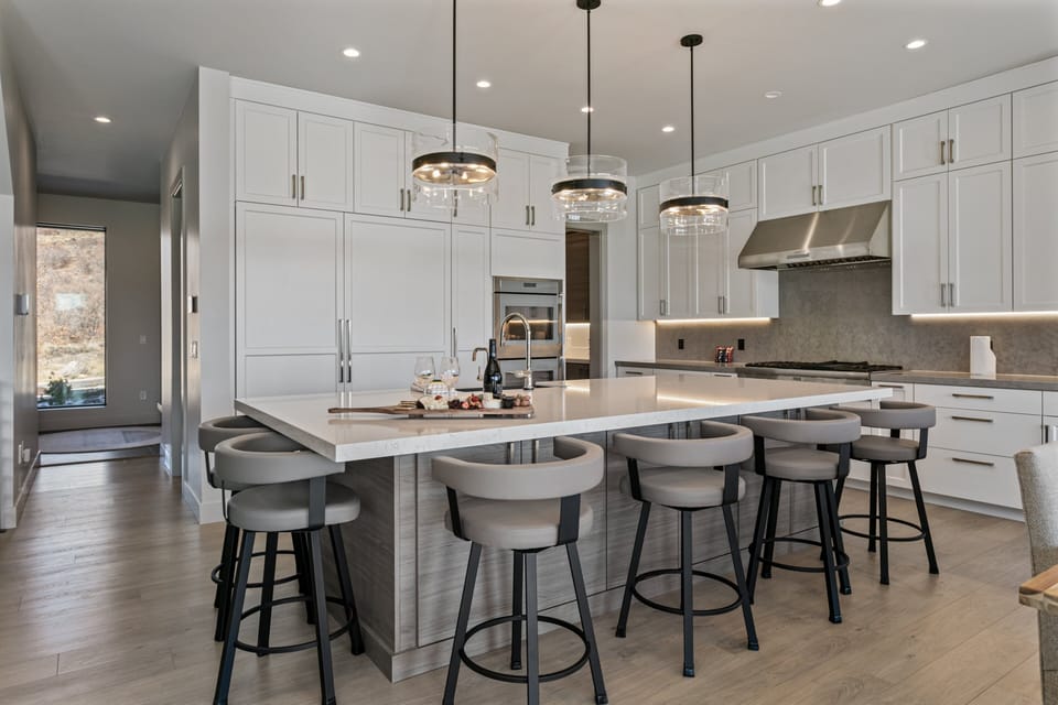 Indoors, Kitchen, Kitchen Island, Furniture, Dining Table