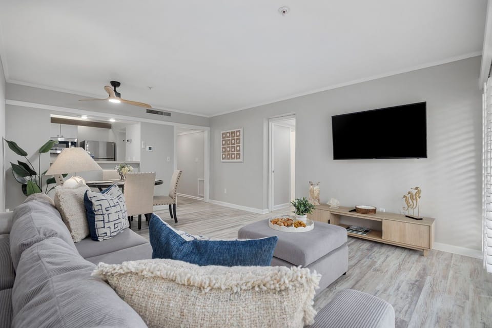 Relax in this cozy living space, ideal for movies, reading, or gathering.