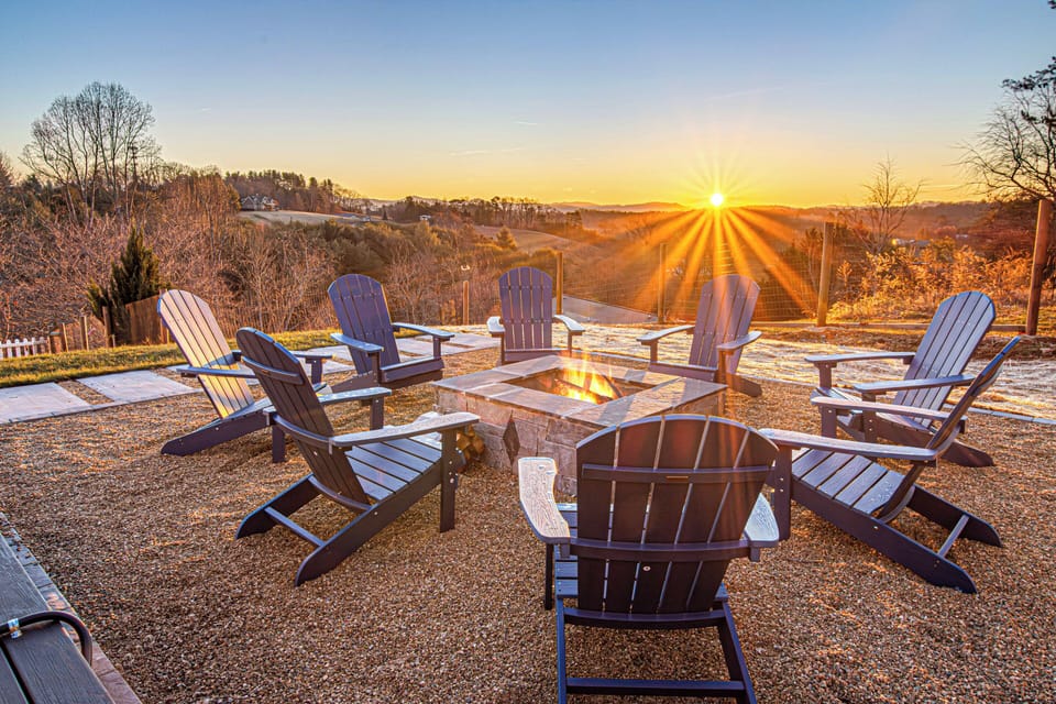 Look at that sunset. Imagine drink in hand relaxing with that view