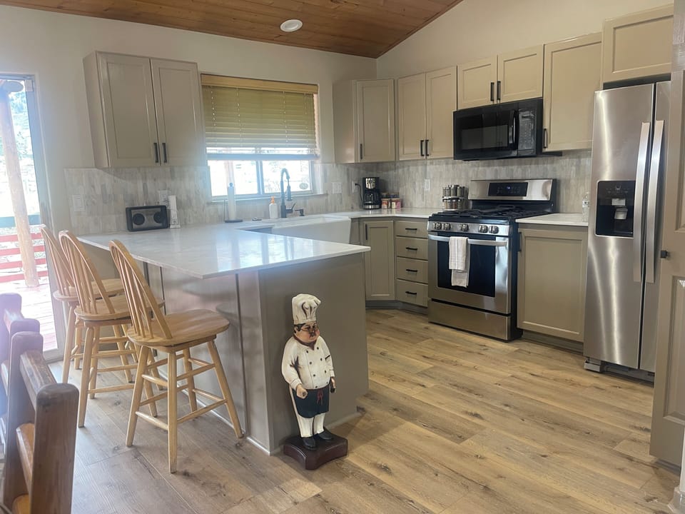 Upstairs kitchen