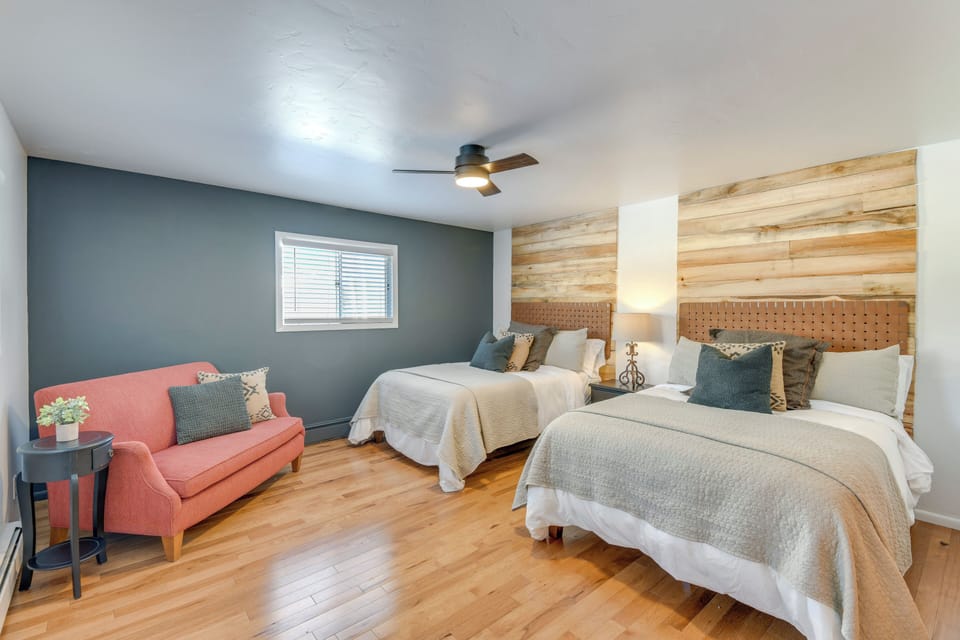 Bedroom 6 | Upper Level | 2 Full Beds | Linens Provided