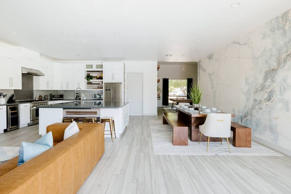 Plenty of open space for socializing.