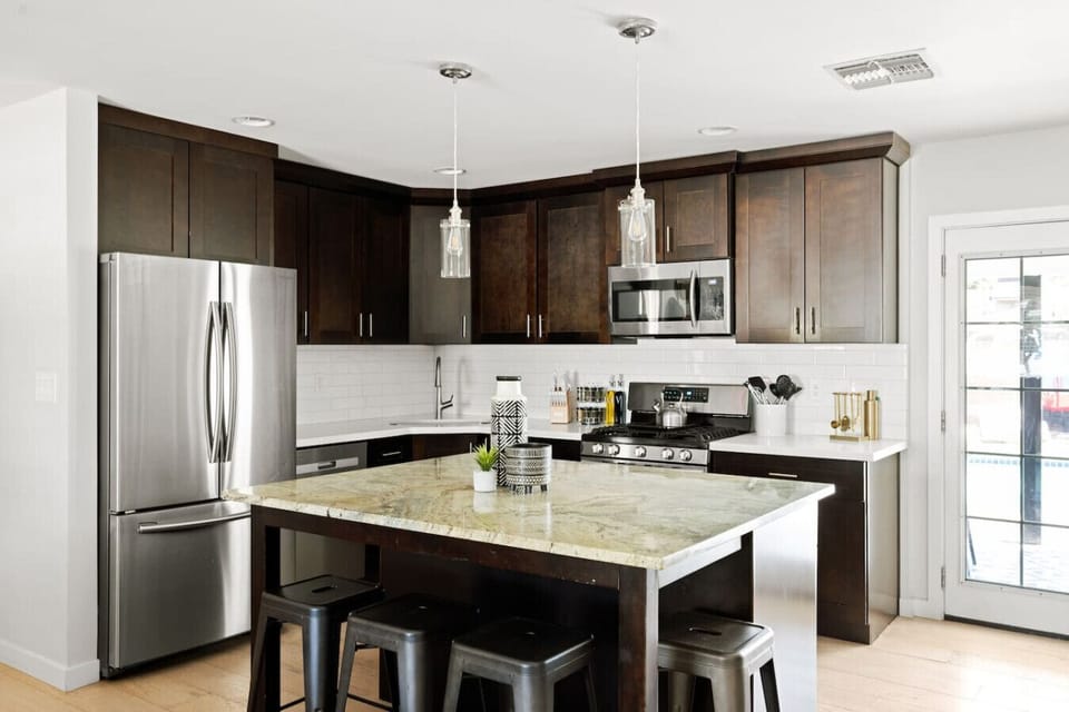 Spacious open kitchen equipped with everything you need for effortless cooking and entertaining.