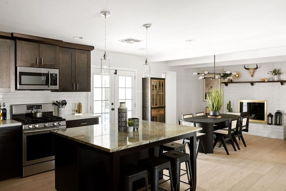 Spacious open kitchen equipped with everything you need for effortless cooking and entertaining.