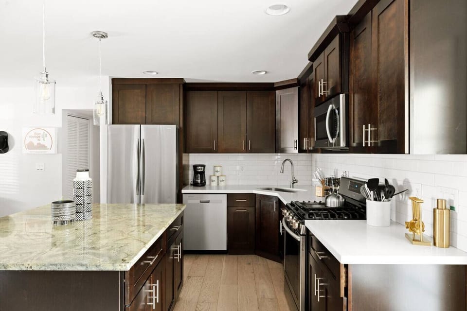 Spacious open kitchen equipped with everything you need for effortless cooking and entertaining.