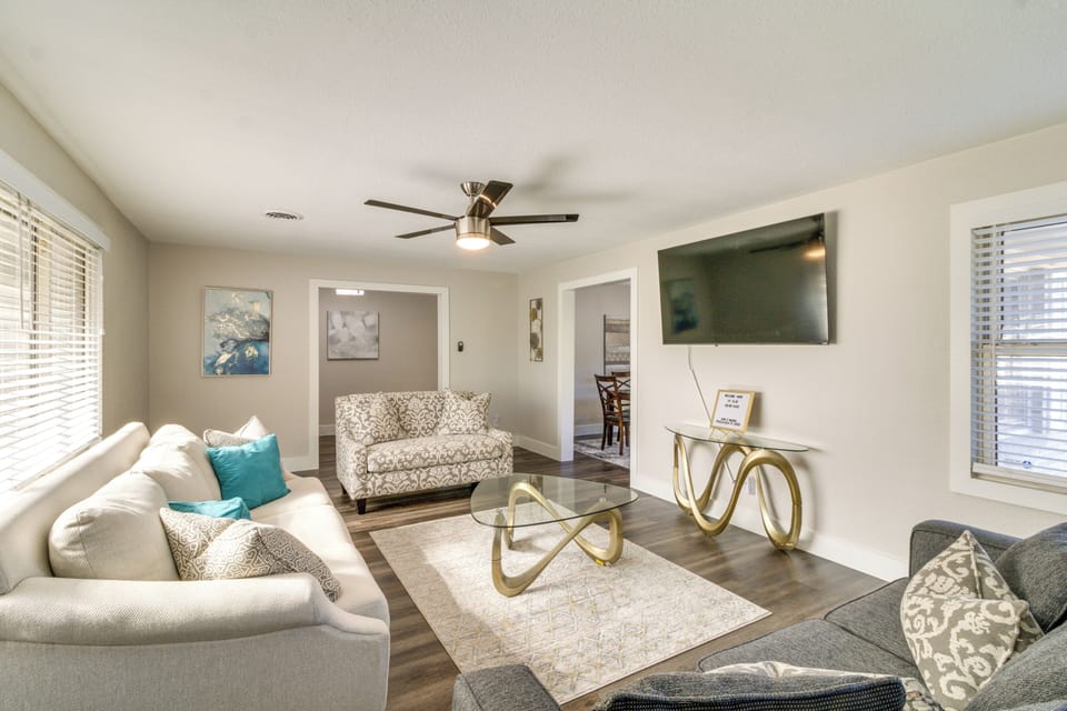 Pensacola Vacation Rental | 3BR | 2BA | 2,300 Sq Ft | Small Step to Enter