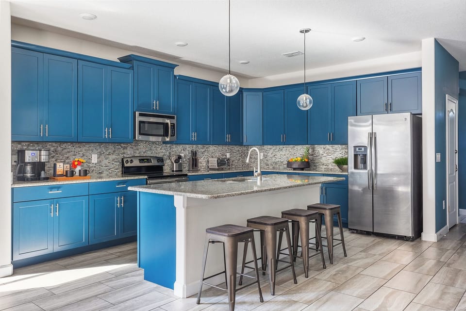 Fully stocked kitchen ready to take on your culinary adventures.