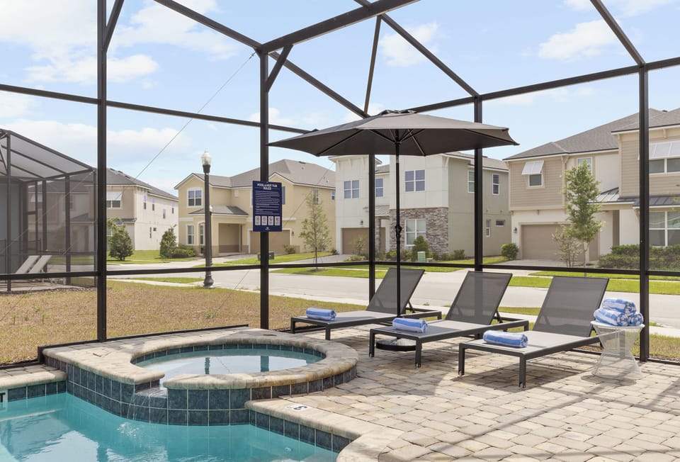 The pool and hot tub are ready!