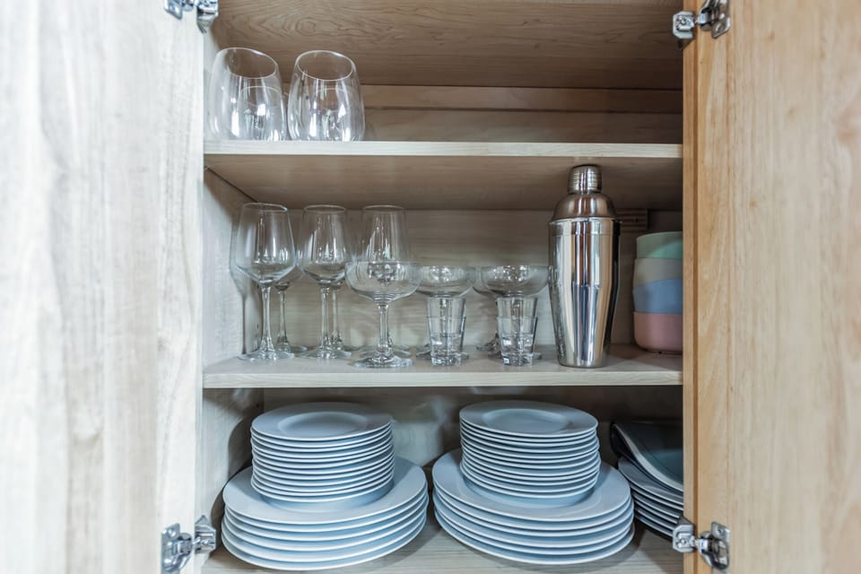 Stacked with utensils! 