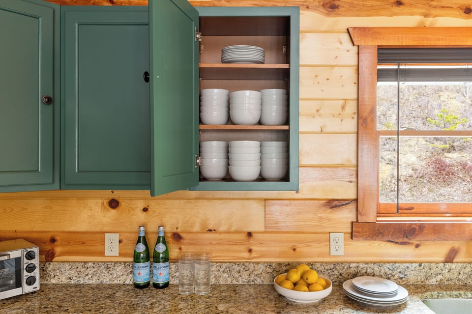 Ample dishware, glasses, and utensils for everyone