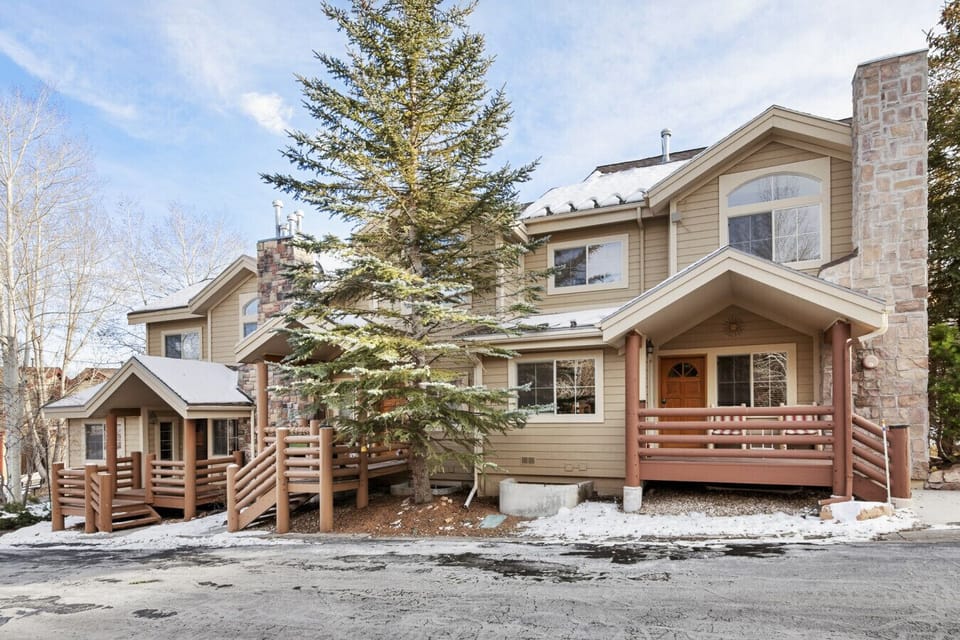 Views of townhome from outside