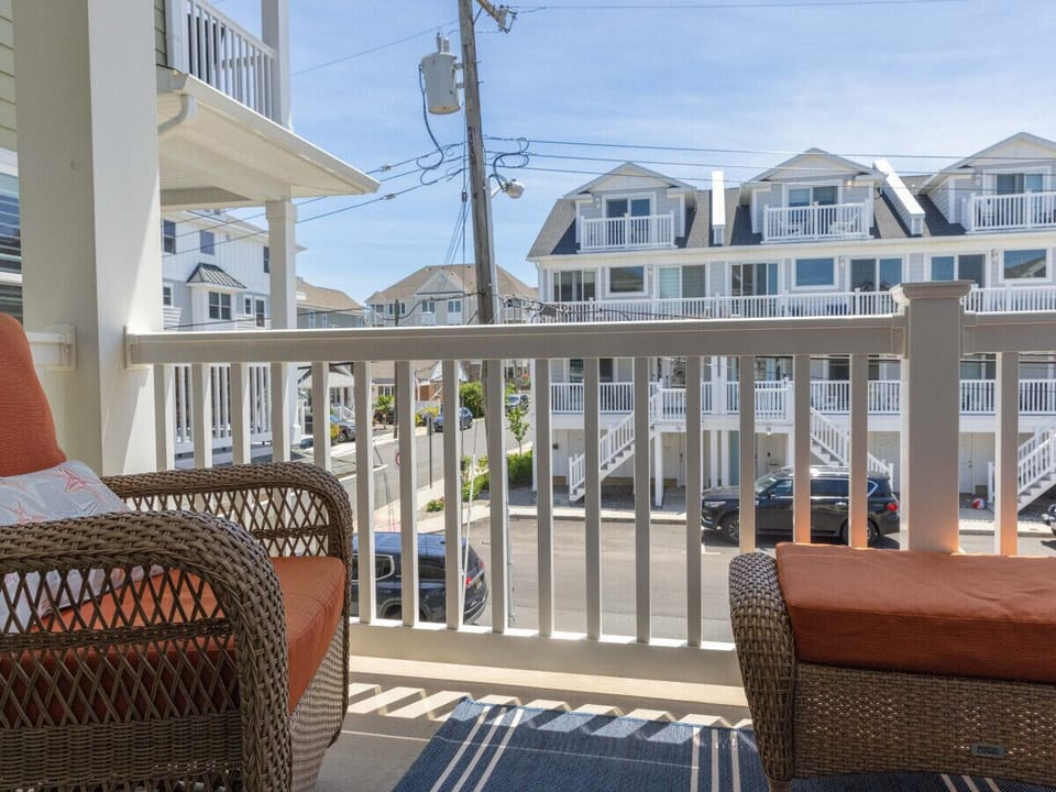 Enjoy your morning coffee on the balcony