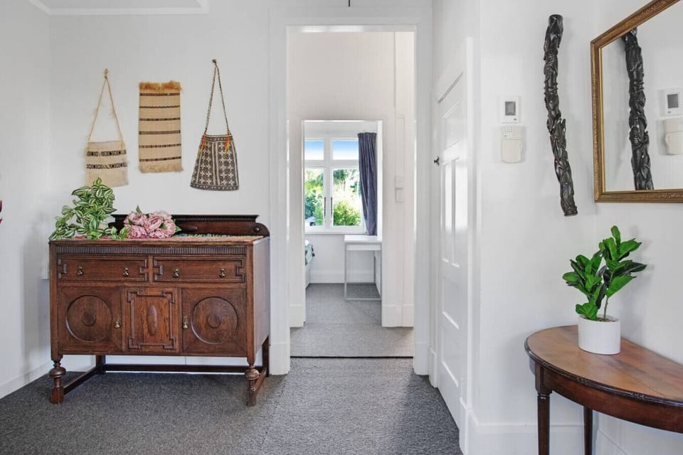 There is a welcoming foyer to greet you once you enter the house.