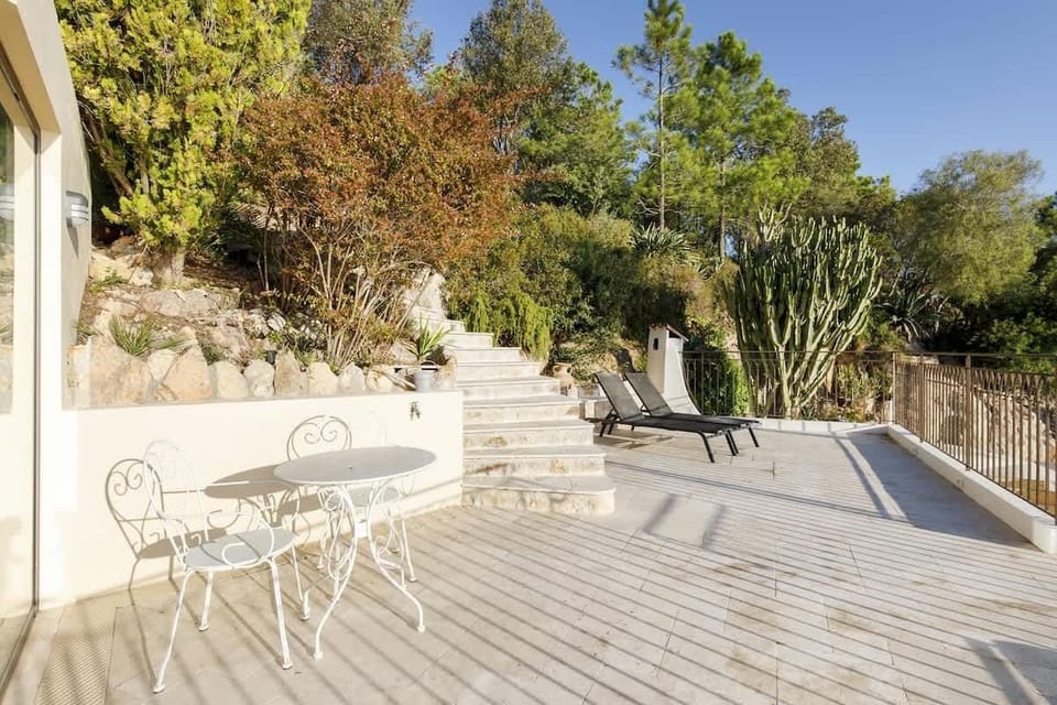 Terrace, Sunbed, Natural landspace