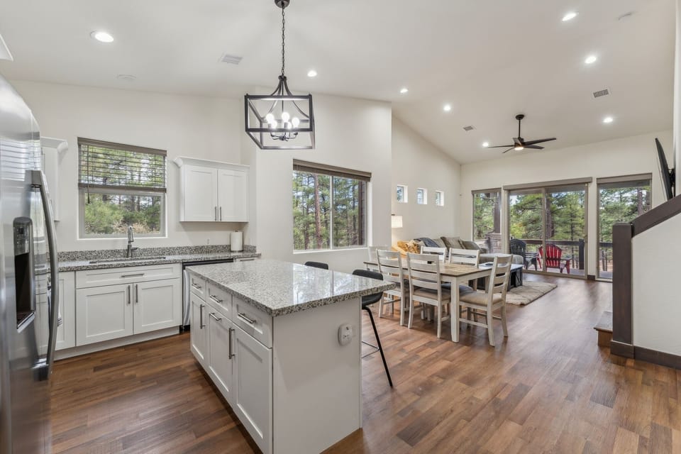 Floor, Flooring, Indoors, Kitchen, Hardwood