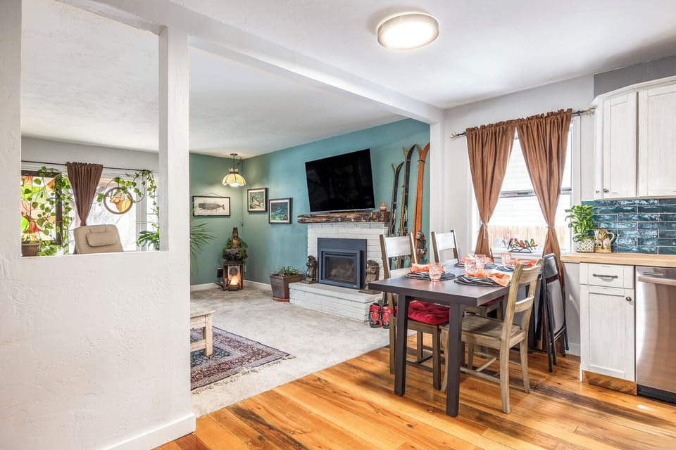 Our kitchen table is a great place to have dinner with loved ones.