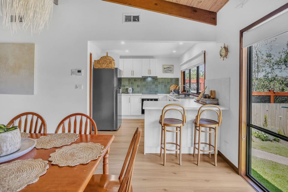 Open kitchen and dining space designed for relaxed living