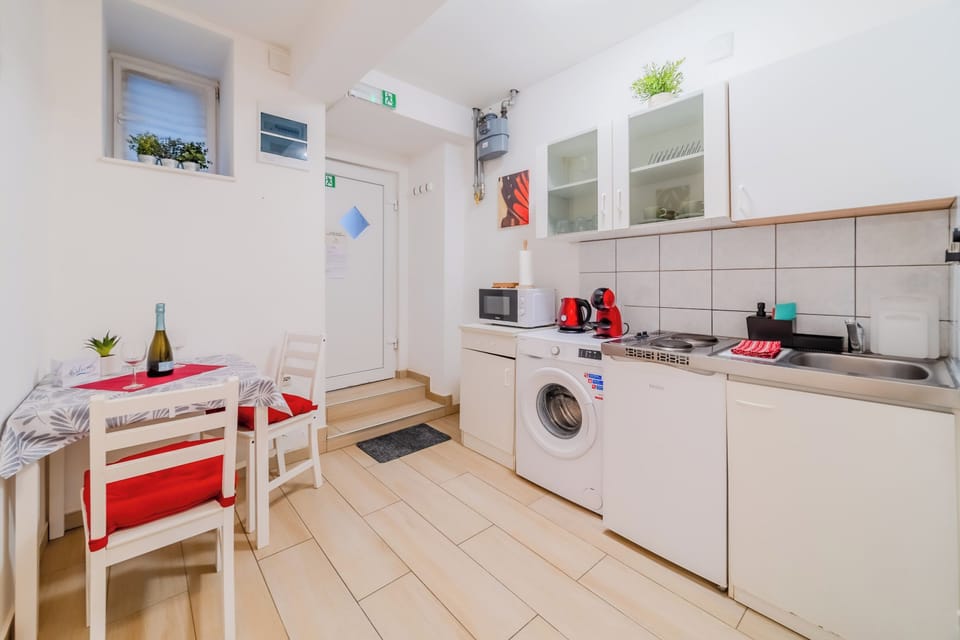 Kitchen and dining area