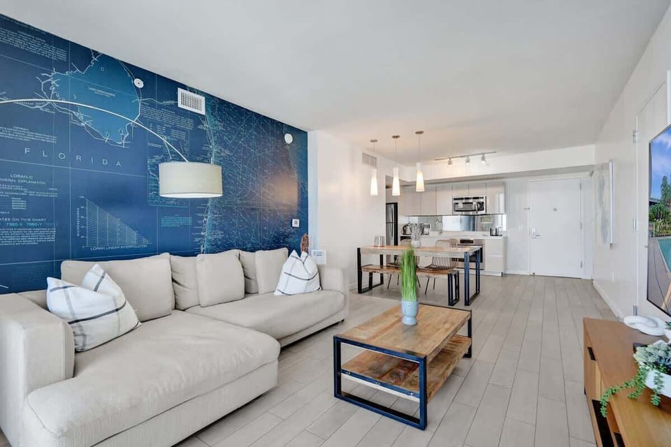 Sitting area and a TV with basic cable channels