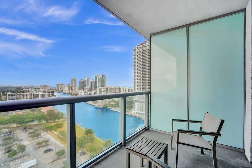 Private Balcony with the Ocean and Canal view