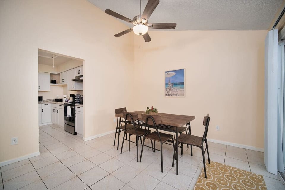 Enjoy easy meals and memorable conversations in your sun-drenched gathering spot.