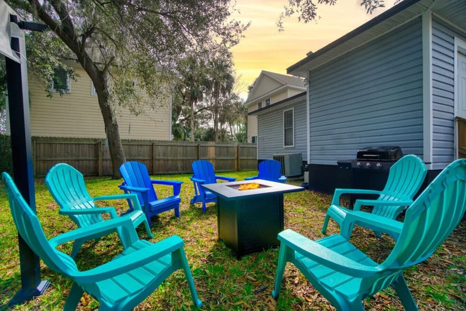 Cultivate cherished memories around a crackling outdoor fire.