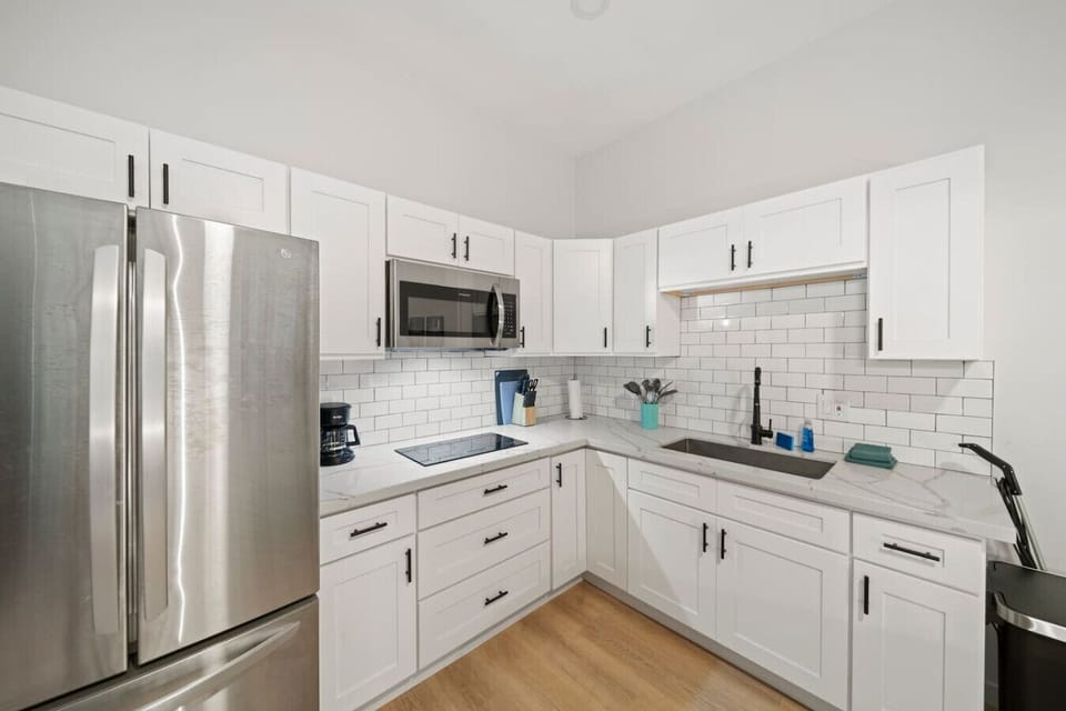 Fuel your adventures from a bright, fully equipped kitchen.