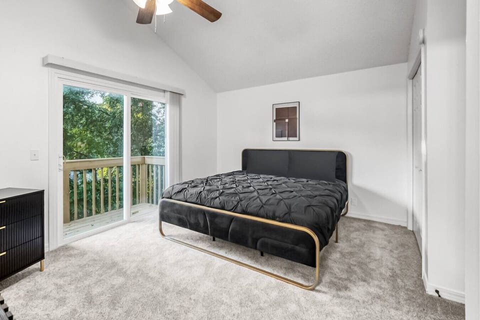 Cozy and bright bedroom