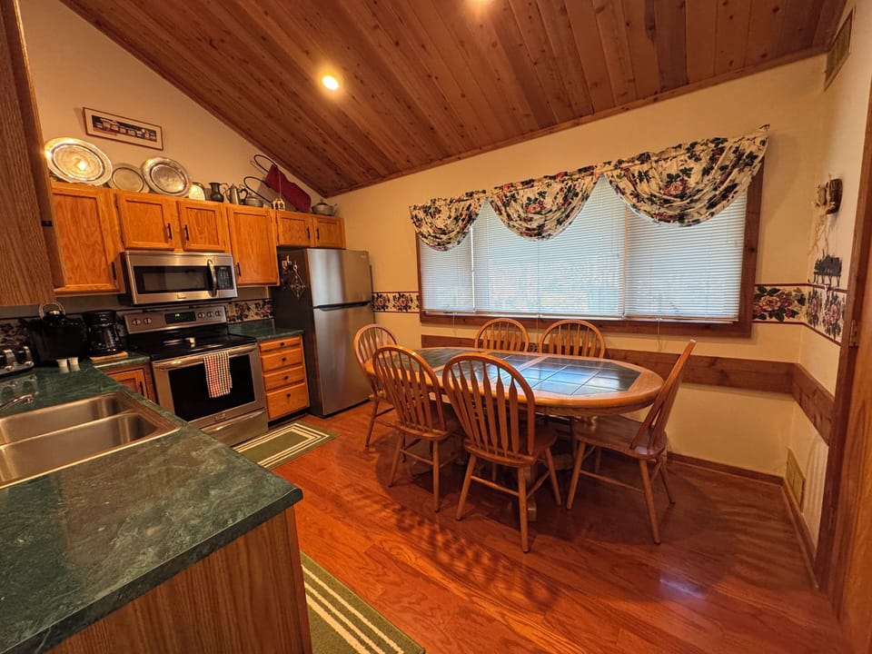 Kitchen View with Dining