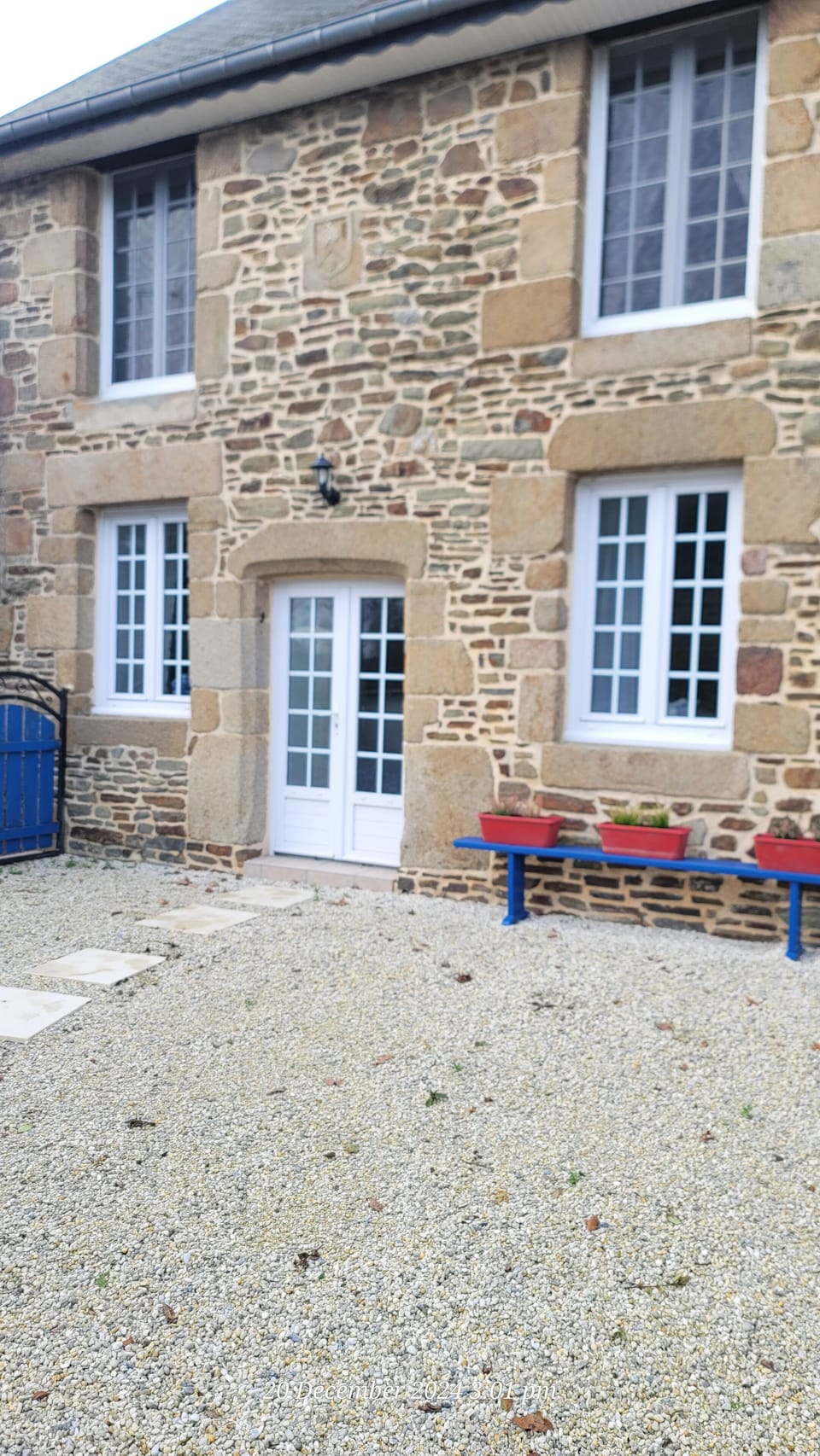 Bedroom door of the gite