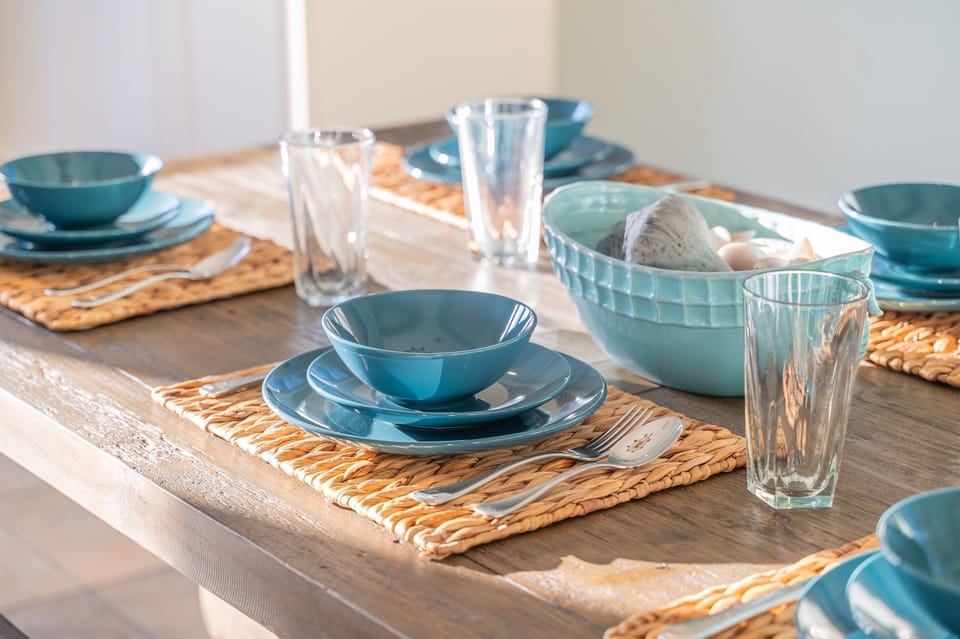 A welcoming table setting ready for shared meals