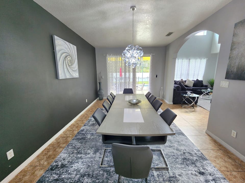 large dining table