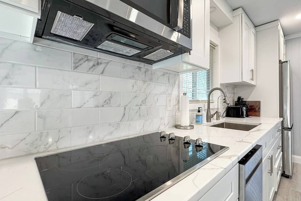 Newly updated kitchen with granite countertops