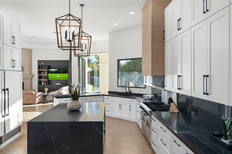 Luxurious gourmet chef's kitchen