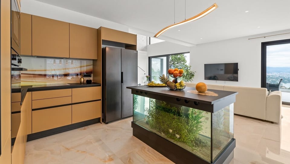 Fully equipped kitchen of Villa Gabi