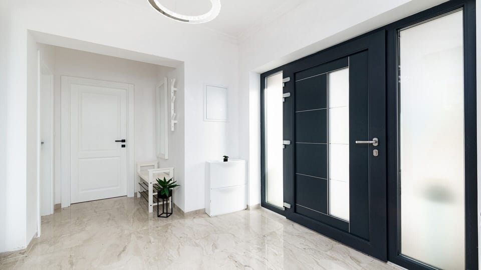 Entry hall of Villa Laura