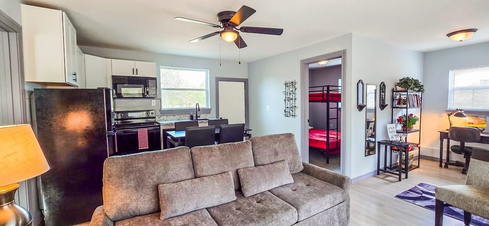 Cozy living space for relaxing