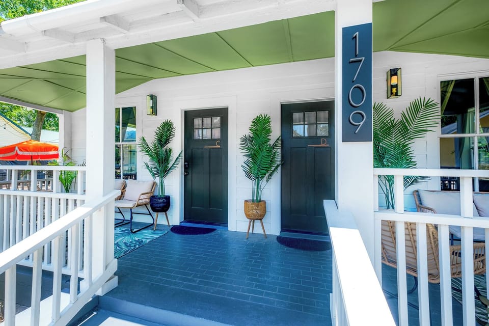 Expansive southern porch